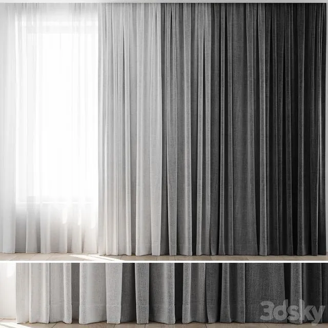 Curtains 24 3dsMax Model