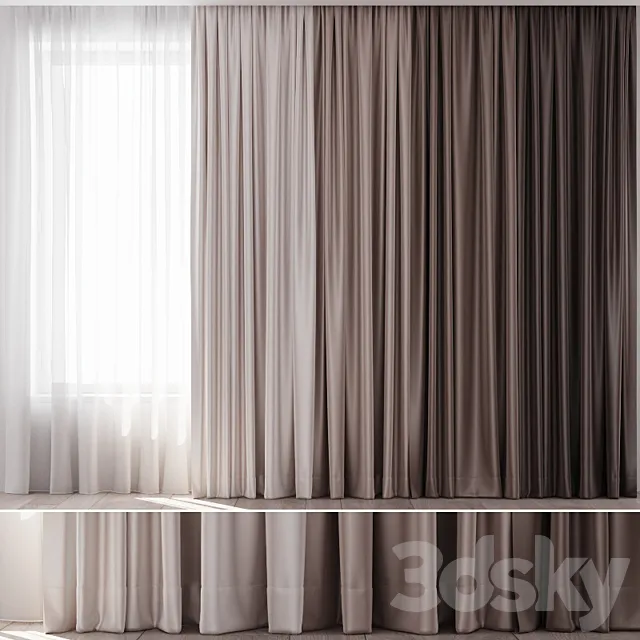 Curtains 30 3DS Max Model