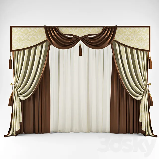 Curtains 32 3DSMax File