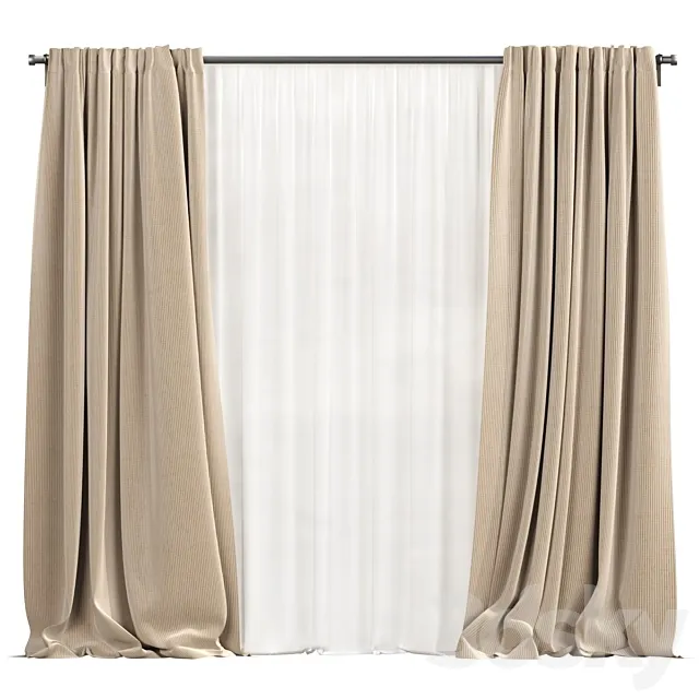 Curtains 3ds Max