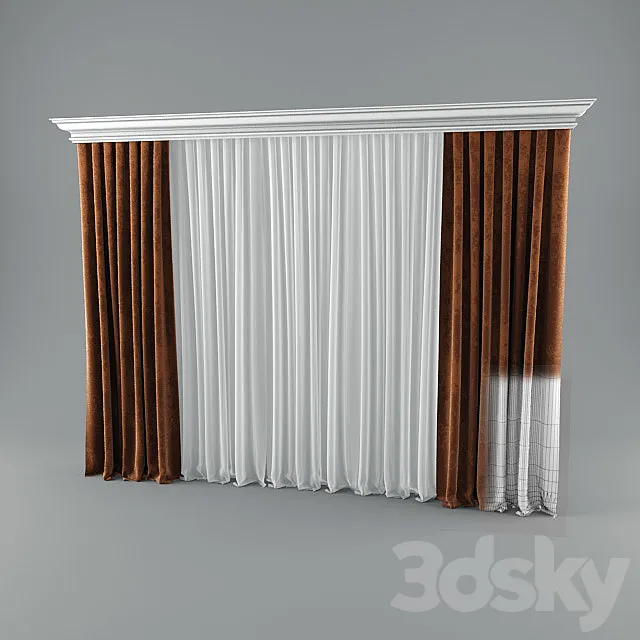 Curtains 3ds Max