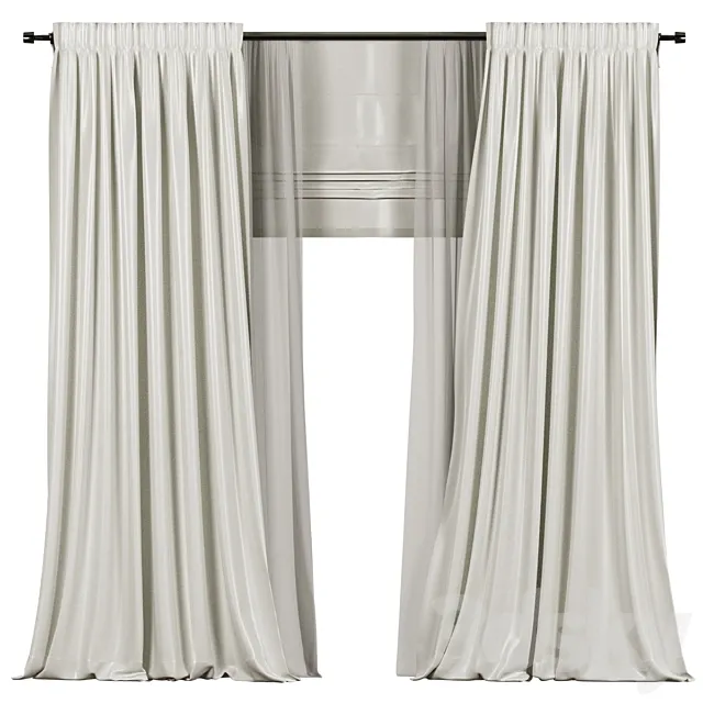 Curtains 3ds Max
