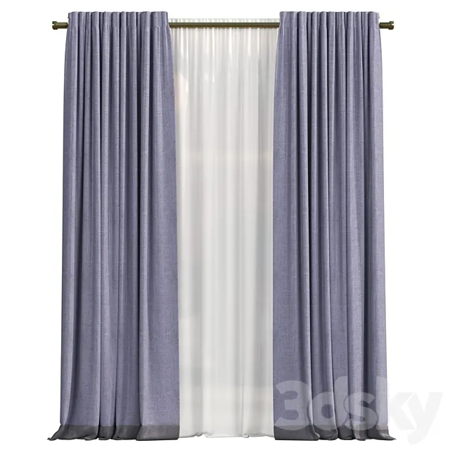 Curtains 3ds Max