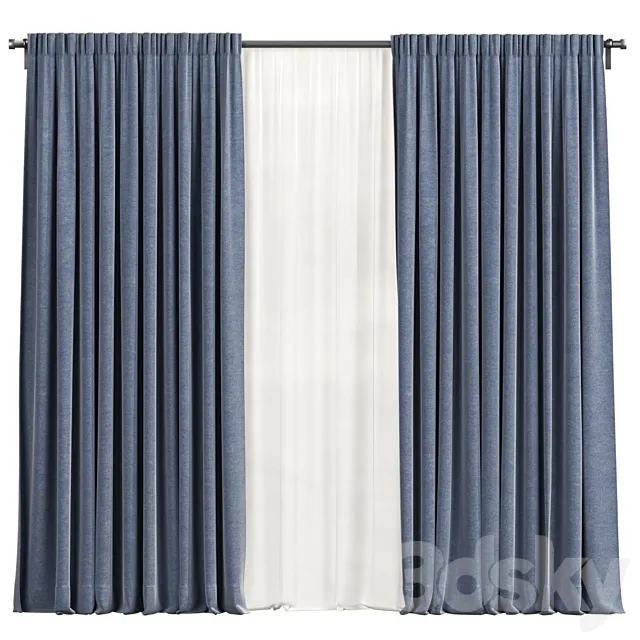 Curtains 3ds Max