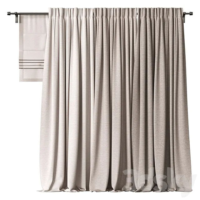 Curtains 3ds Max