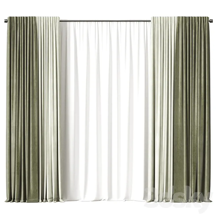 Curtains 3DS Max Model