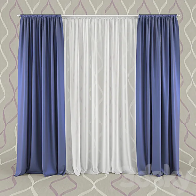 Curtains 3DS Max Model