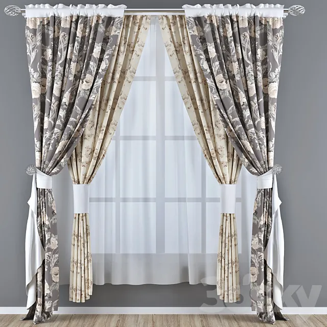 Curtains 3DS Max Model