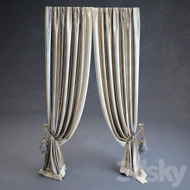 Curtains 3DS Max Model