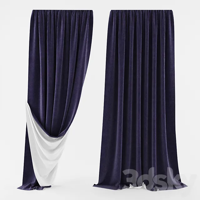 Curtains 3DS Max Model