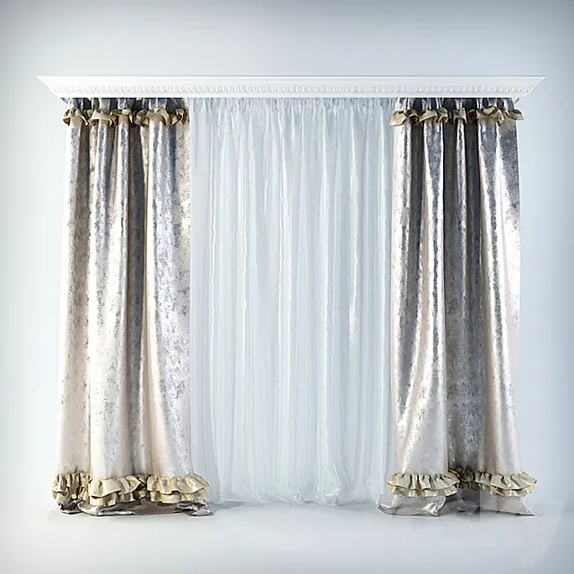 curtains 3DS Max Model