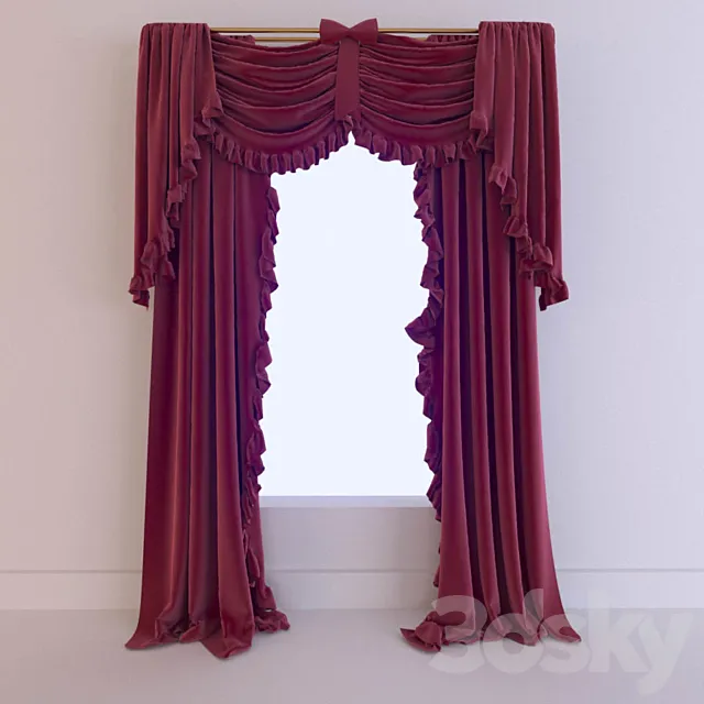 Curtains 3DS Max Model