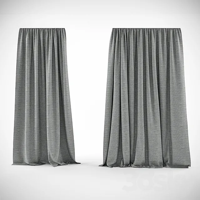 Curtains 3DS Max Model