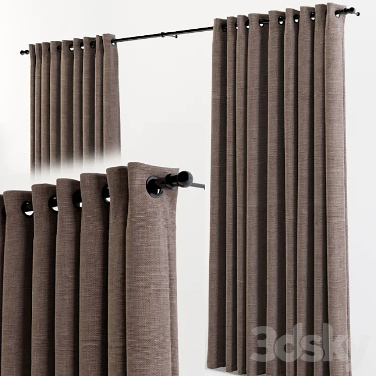 Curtains 3DS Max