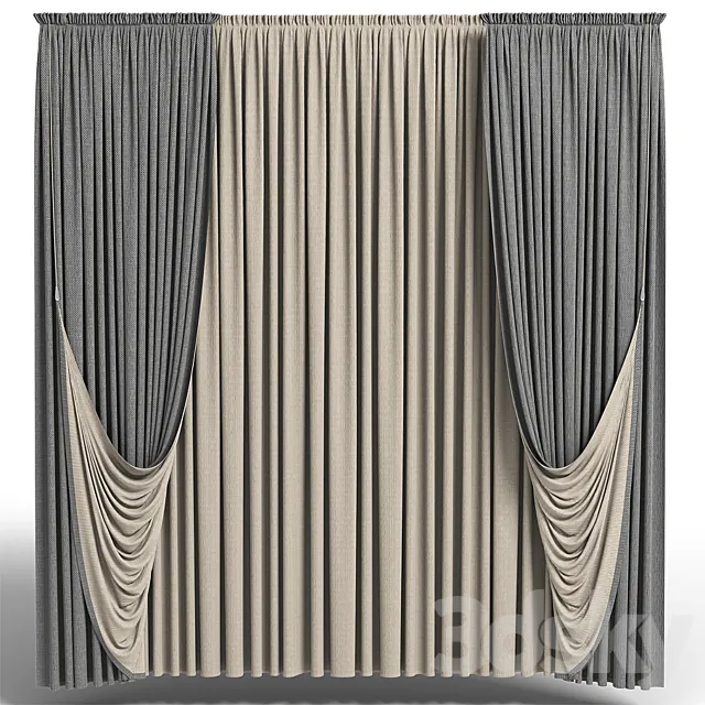 curtains 3DSMax File