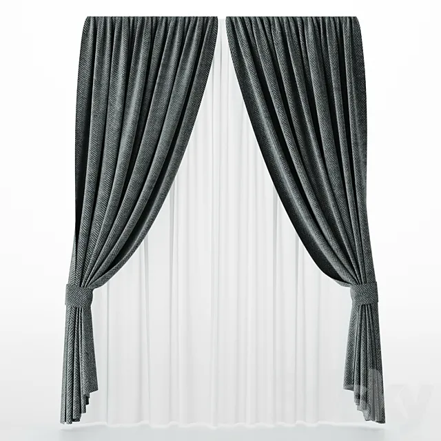 curtains 3DSMax File
