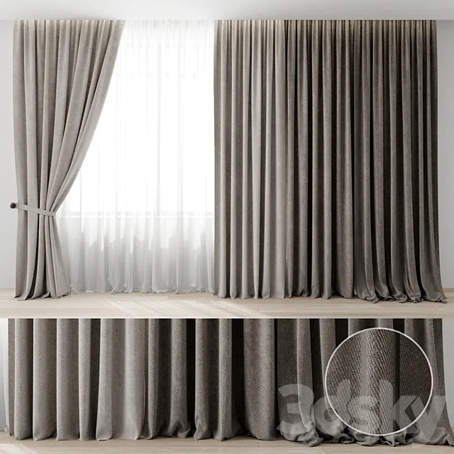 Curtains 3DSMax File