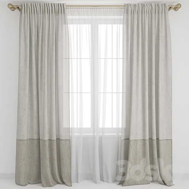 Curtains 4 3DS Max Model