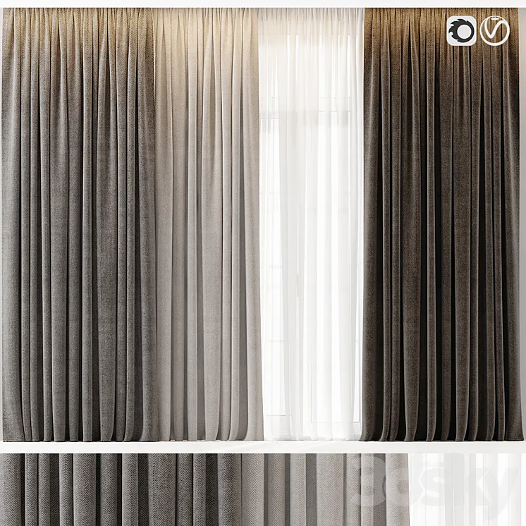Curtains 49 3DS Max