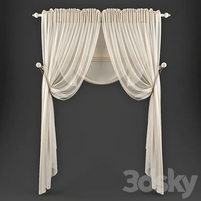 Curtains 50 3DSMax File