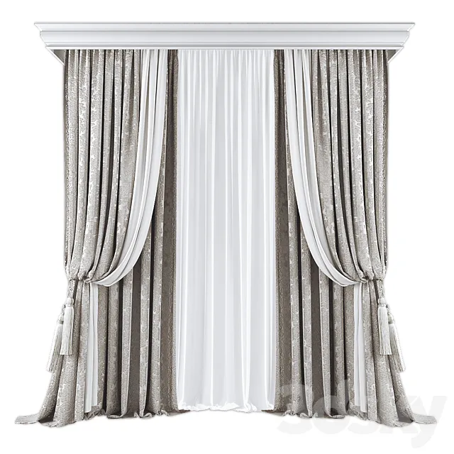 Curtains 590 3ds Max