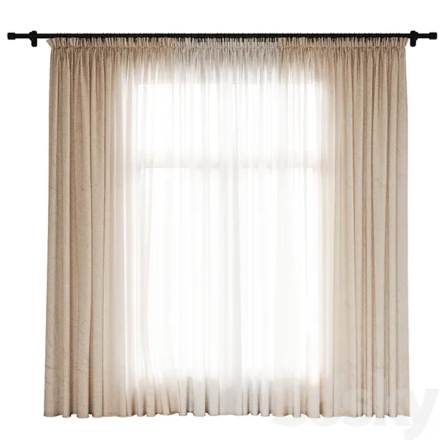 Curtains 6 3dsMax Model