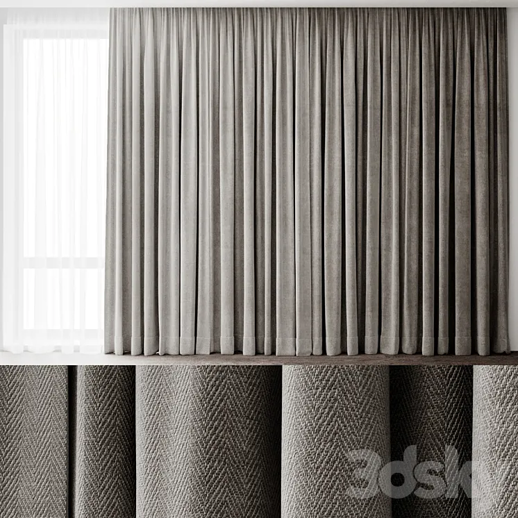 Curtains 7 3DS Max Model