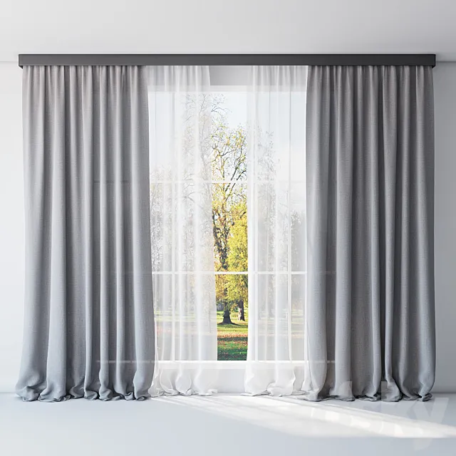 Curtains and blinds 3DSMax File