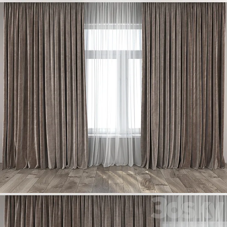 Curtains and Tulle 12 3DS Max