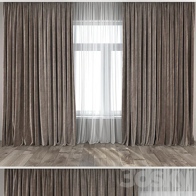 Curtains and Tulle 12 3DSMax File