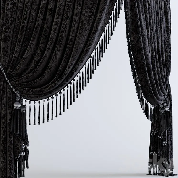 Curtains Classic 3DS Max