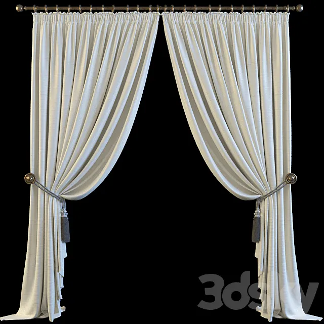 Curtains classic 3DSMax File