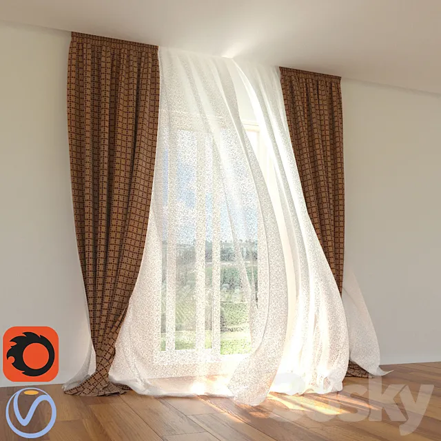 Curtains (Curtain) 3ds Max