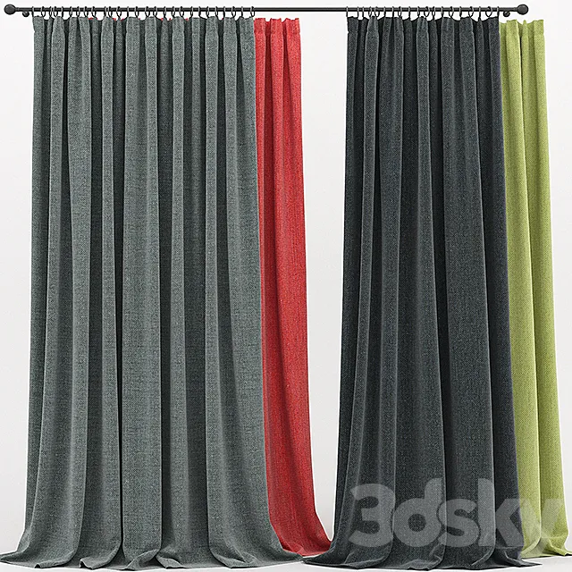 Curtains. Curtain 3DSMax File