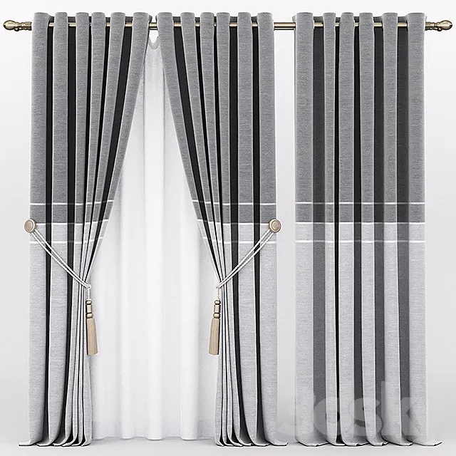 Curtains. curtain 3DSMax File