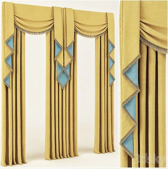 Curtains Curtain 3dsMax Model