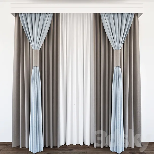 Curtains № 152 3DS Max Model