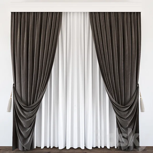 Curtains № 157 3ds Max
