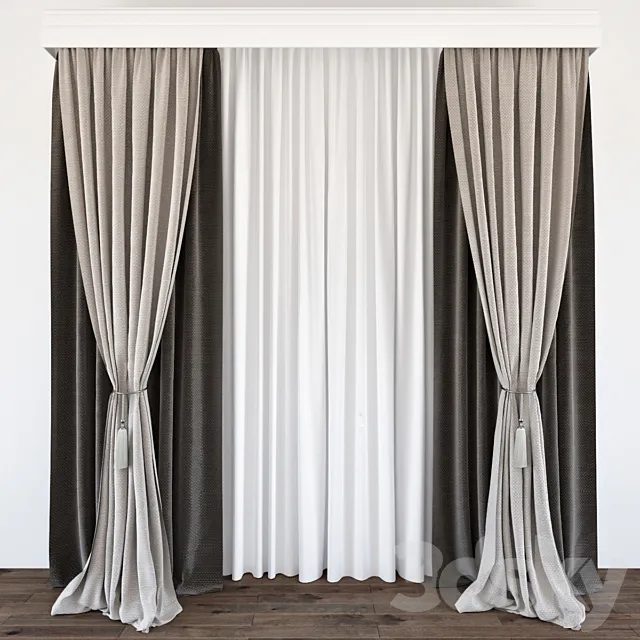 Curtains № 158 3ds Max