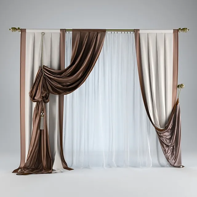 Curtains №7 3ds Max