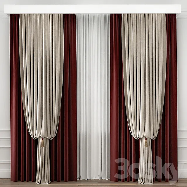 Curtains for interior ?52 3DSMax File