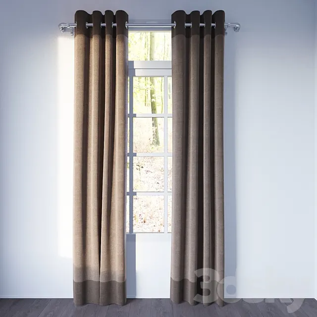 curtains ikea sanela 3DSMax File