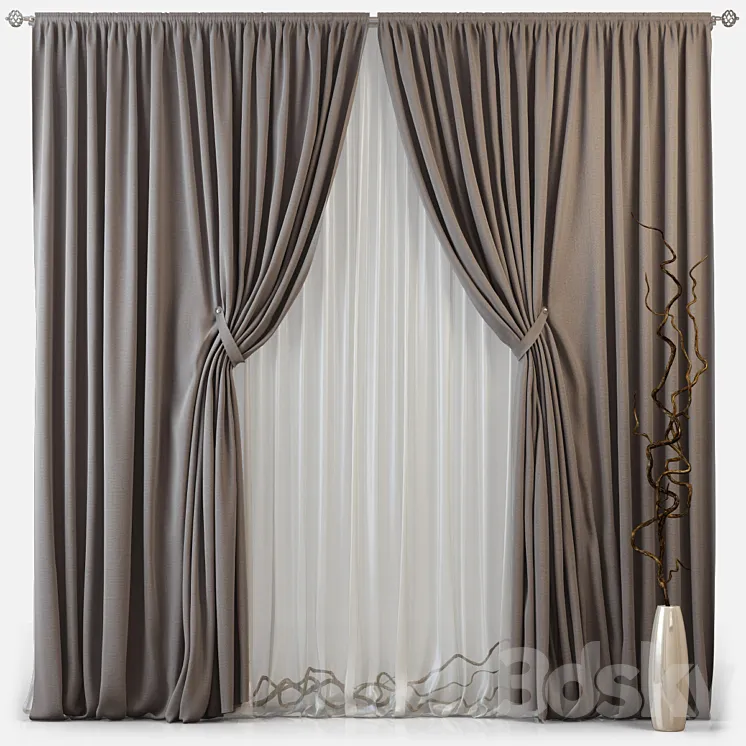 Curtains m07 3DS Max