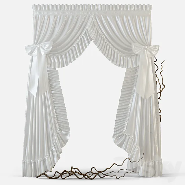 Curtains m12 3ds Max