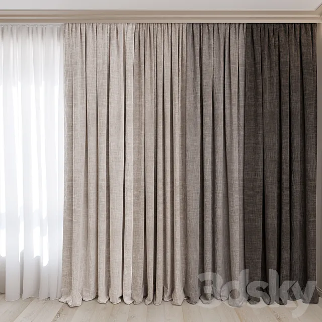 Curtains No. 11 3ds Max