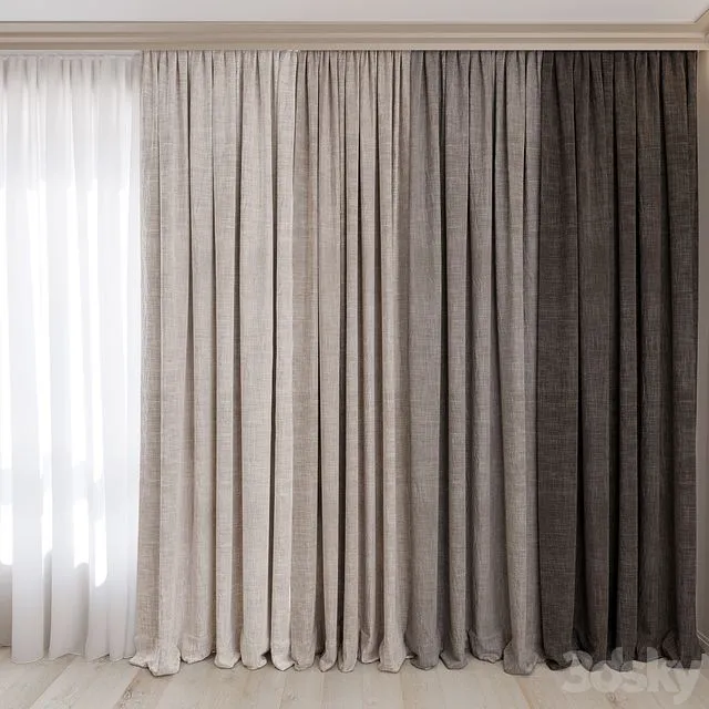 Curtains No. 11 3dsMax Model