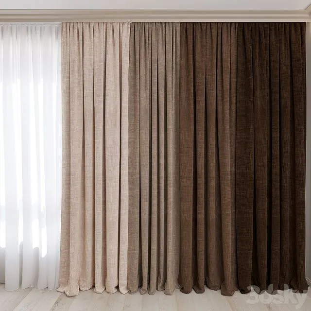 Curtains No. 14 3dsMax Model