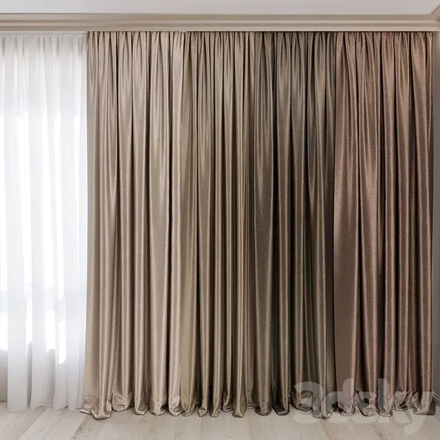 Curtains No. 15 3dsMax Model