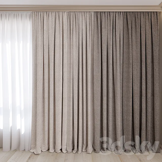 Curtains No. 7 3DS Max Model