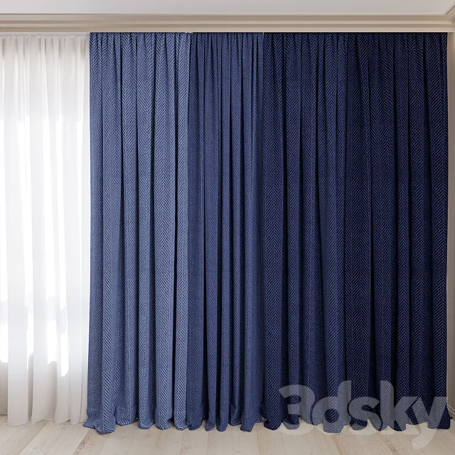 Curtains No. 8 3ds Max